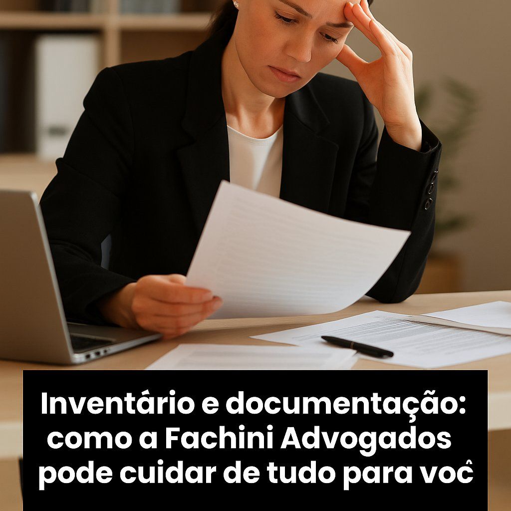 Inventário e documentação: como a Fachini Advogados pode cuidar de tudo para você
