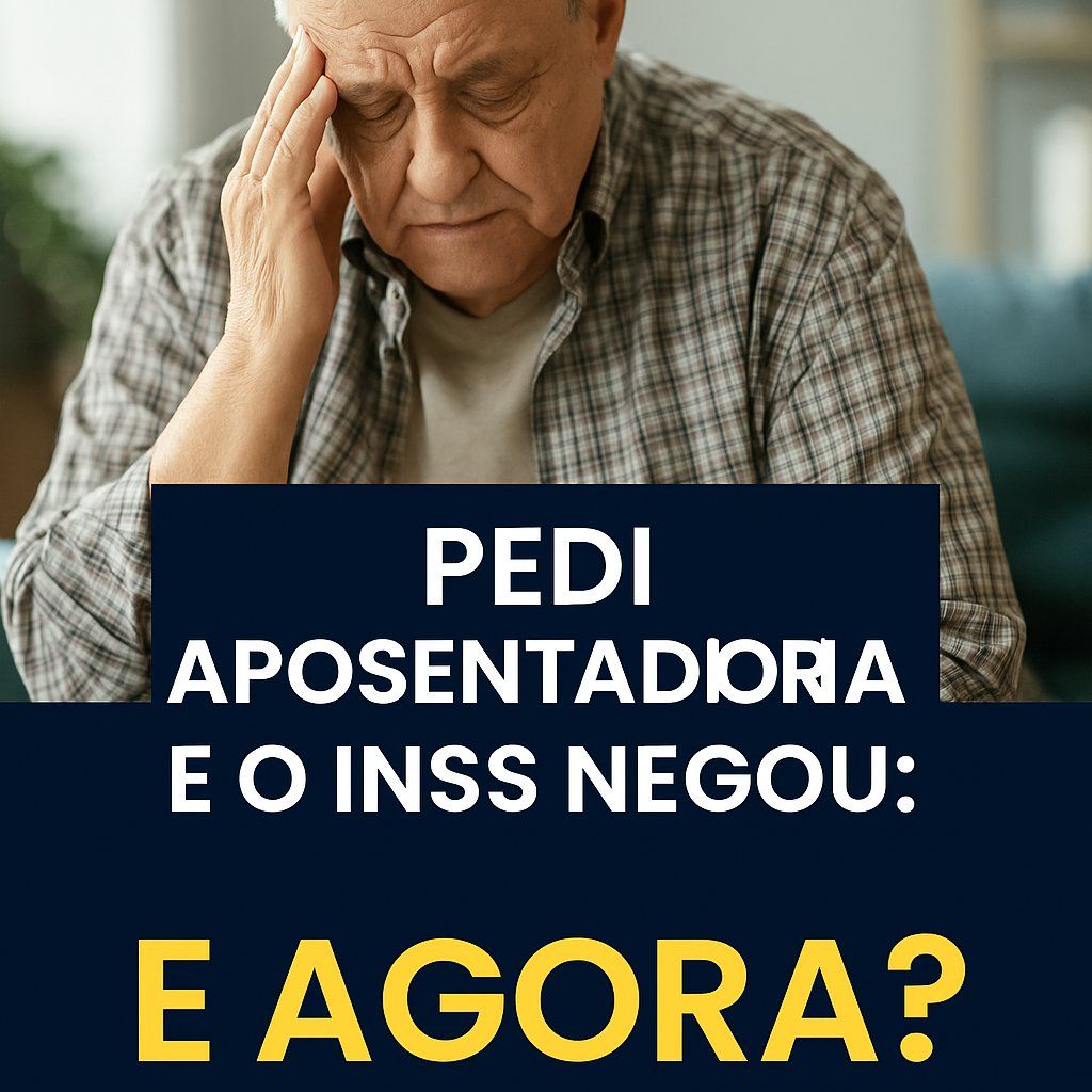 Pedi aposentadoria e o INSS negou: e agora?