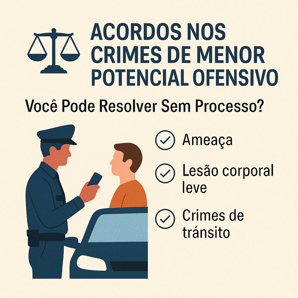 Acordos nos Crimes de Menor Potencial Ofensivo: Você Pode Resolver Sem Processo?