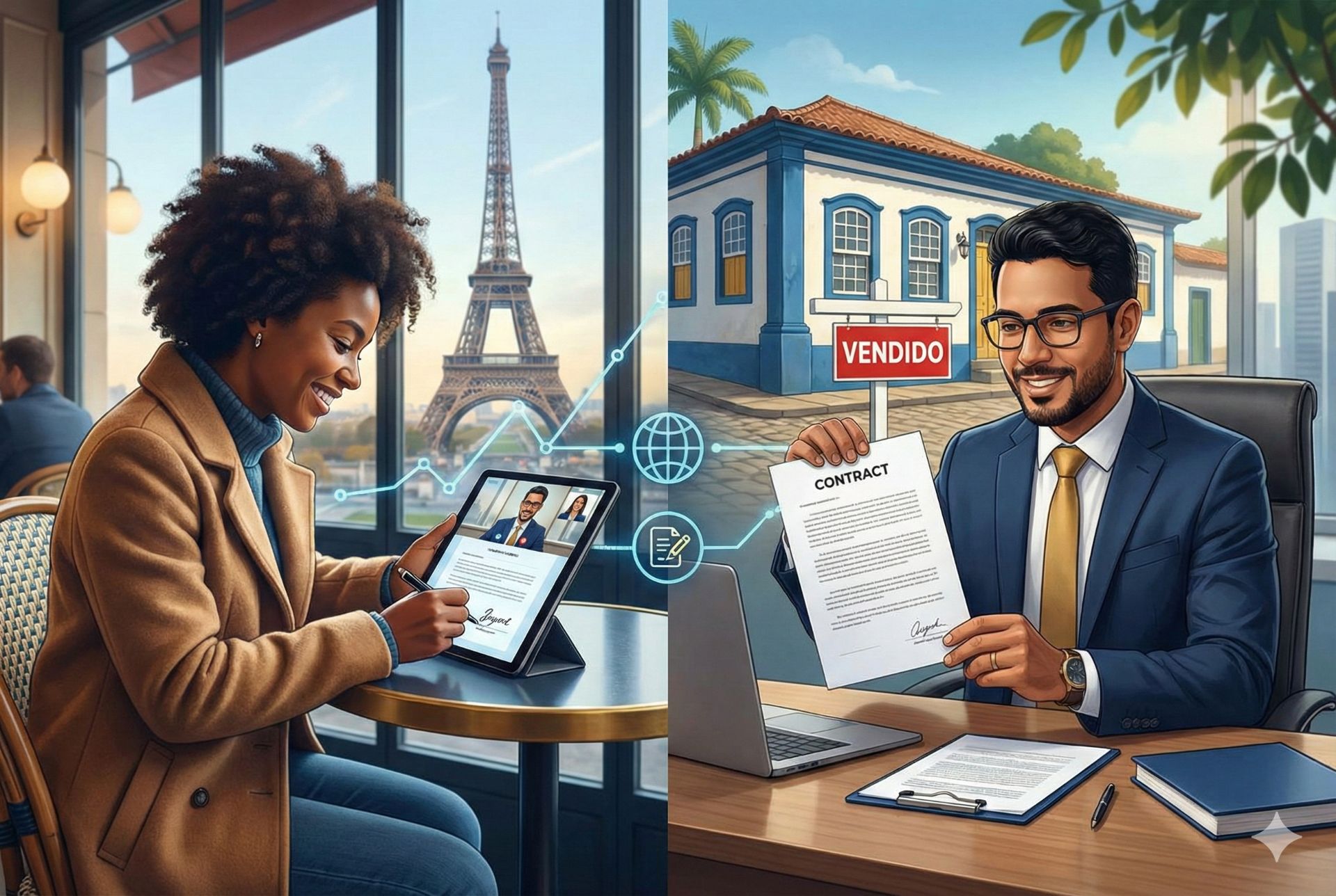 Mora Fora e Herdou um Imóvel no Brasil? Saiba Como Vender Sem Precisar Pegar um Avião