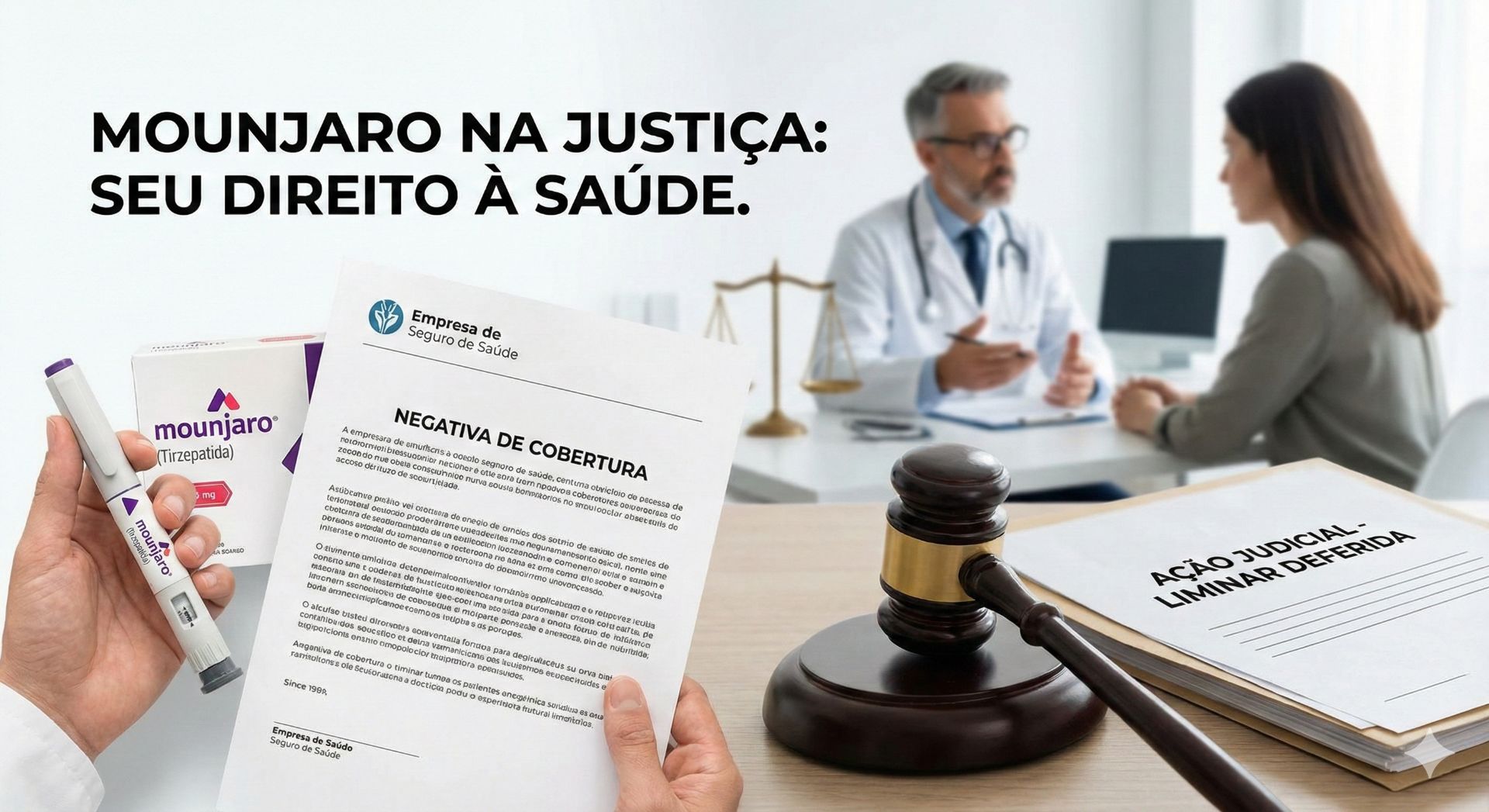 Mounjaro (Tirzepatida) pelo Plano de Saúde ou SUS: Entenda como conseguir o medicamento na Justiça em 2025
