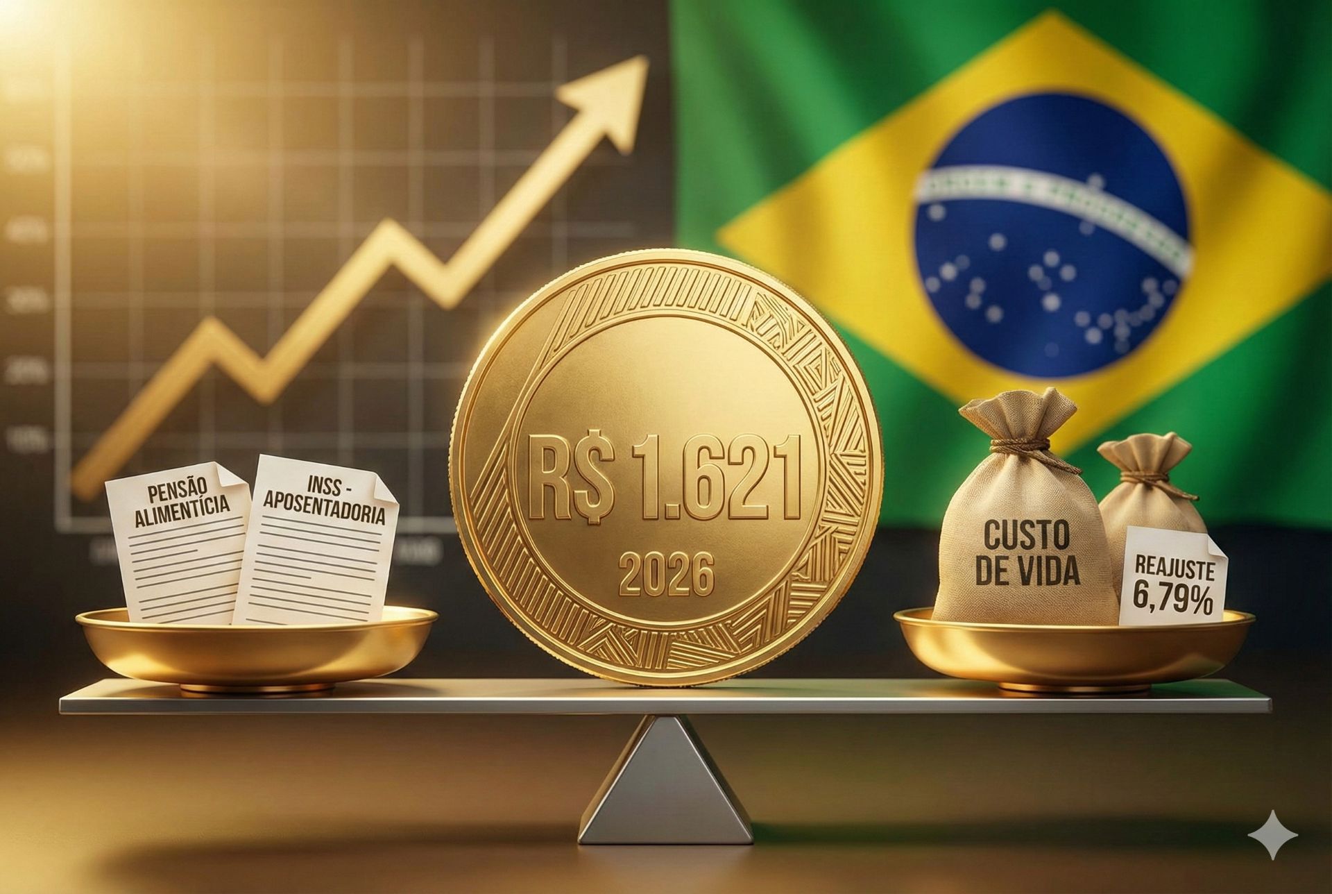 Confirmado: Salário Mínimo será de R$ 1.621 em 2026. Veja o impacto no seu bolso e nos seus direitos!