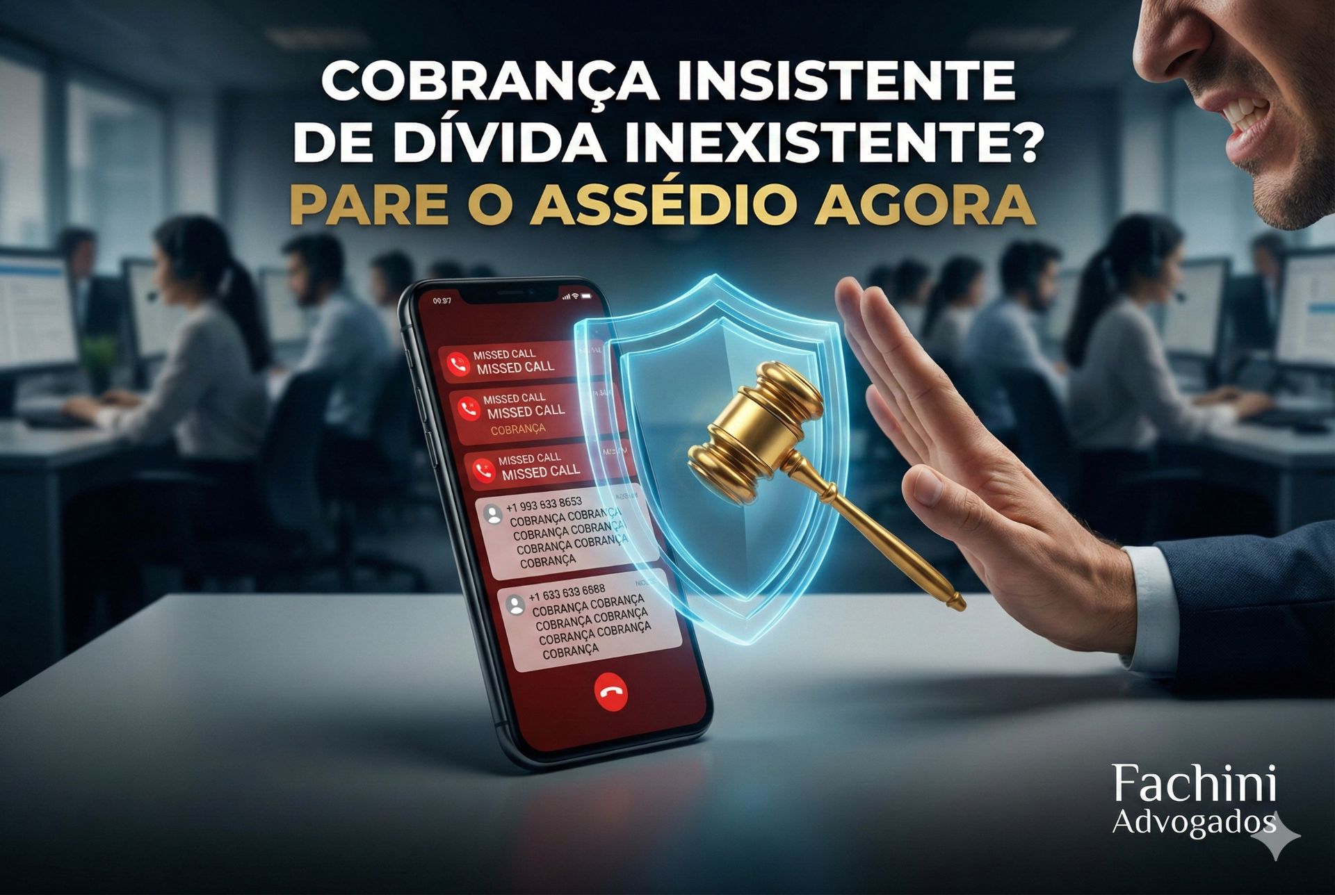 Cobrança de Dívida Inexistente? Saiba como parar as ligações e ser indenizado por assédio