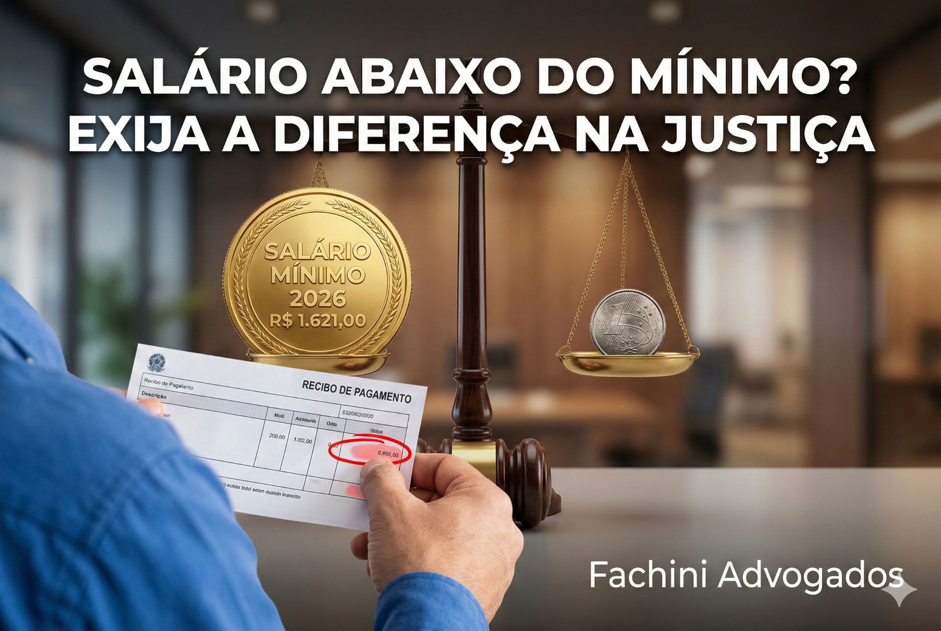 Salário Abaixo do Mínimo em 2026? Saiba o que a lei diz e como recuperar o que é seu por direito
